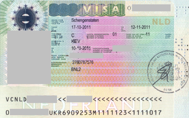 Шенгенская виза в Нидерланды для россиян (3)