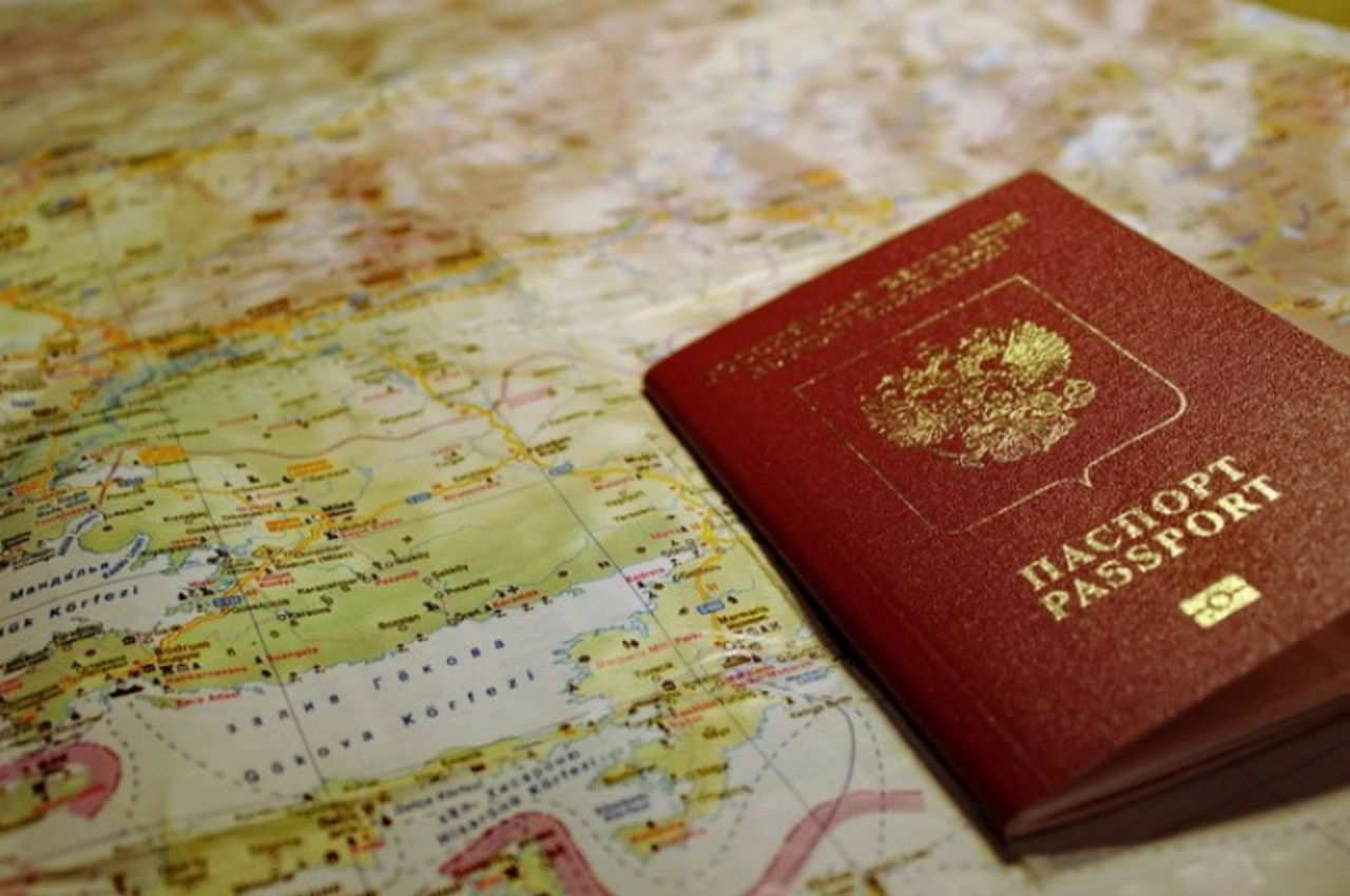 паспорт на карте