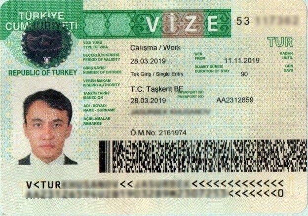Турецкая рабочая виза туристы в риме